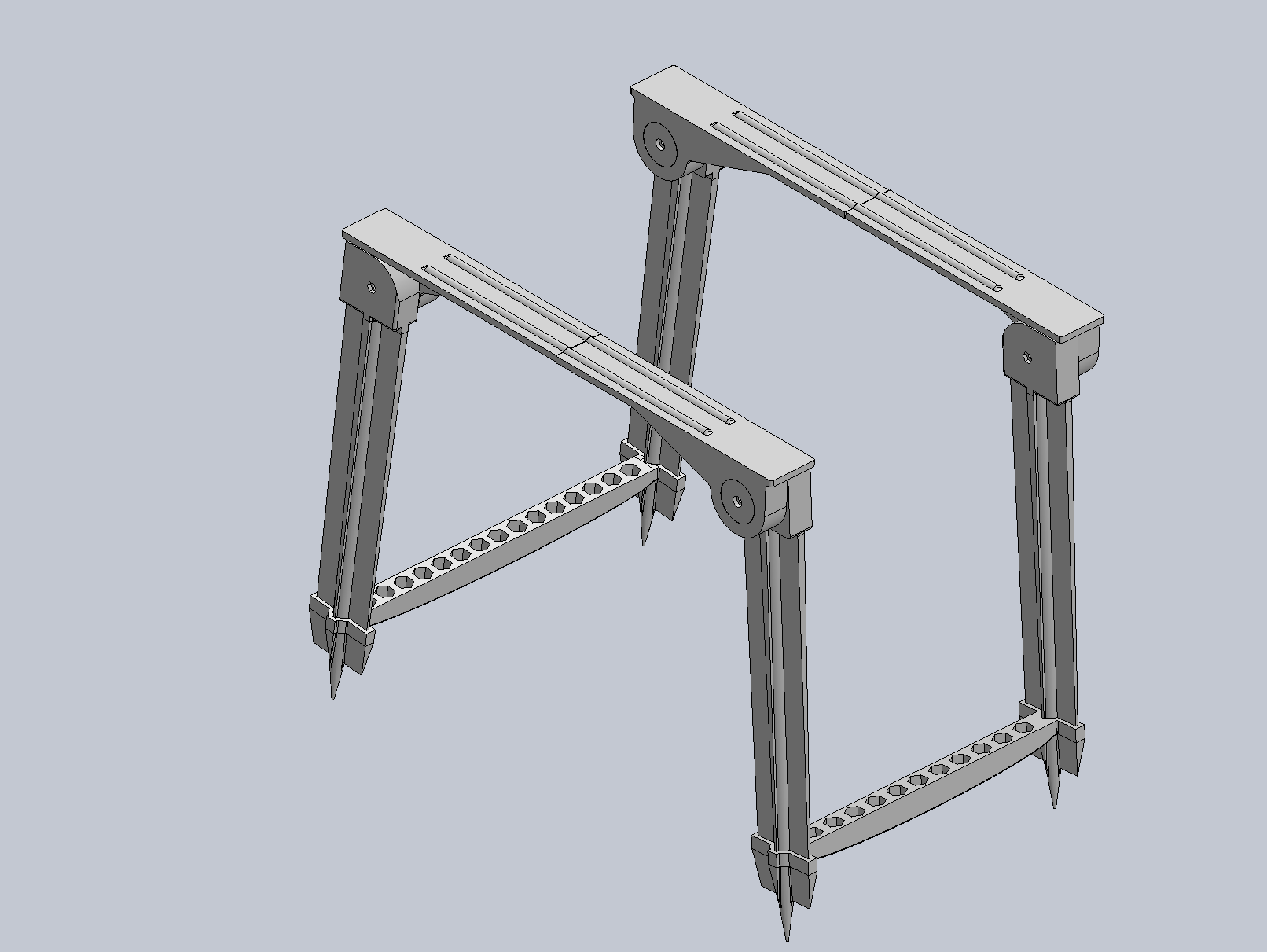 Fully printed platform for launching drones