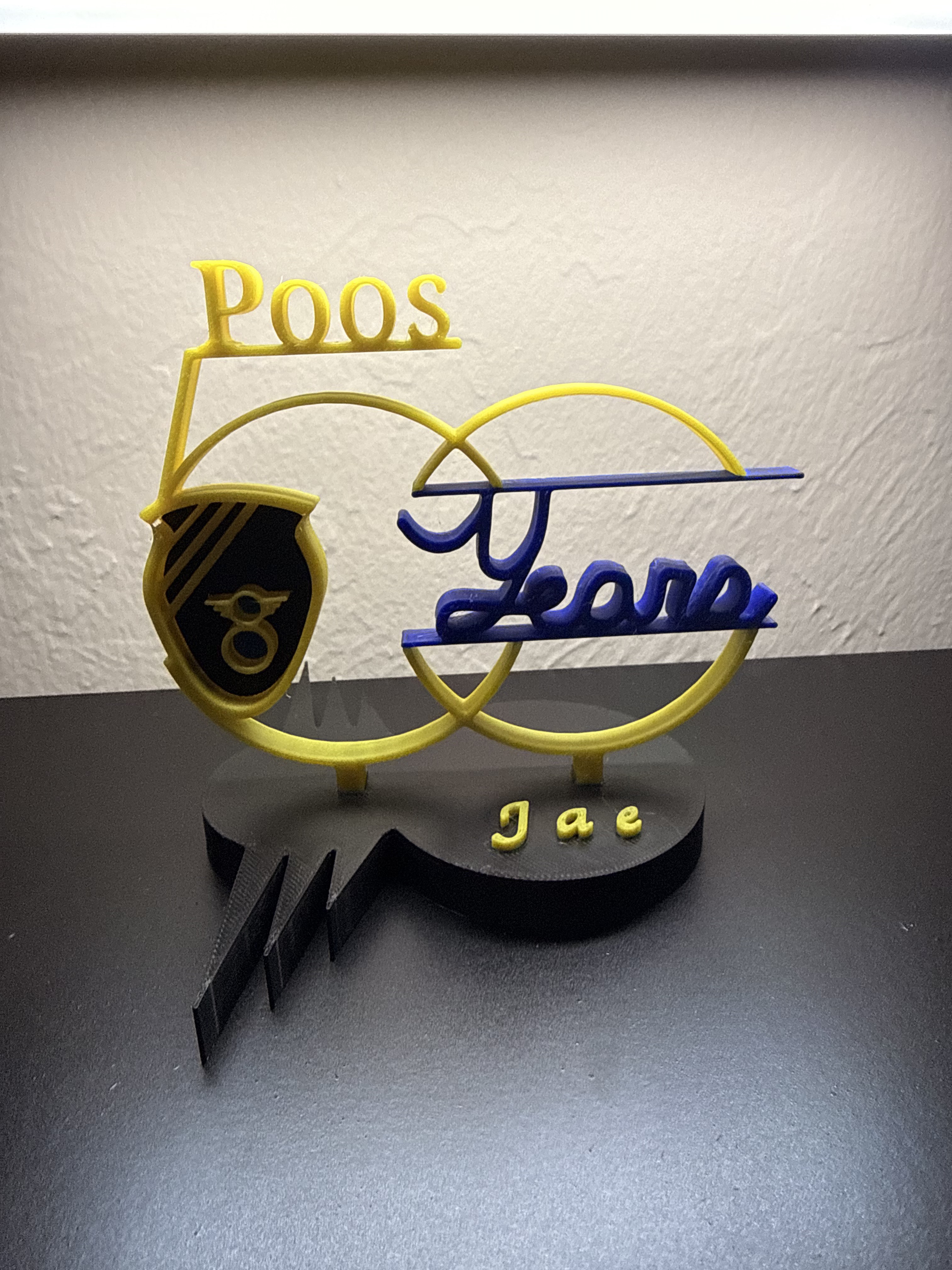 Trophy for Poos TKD