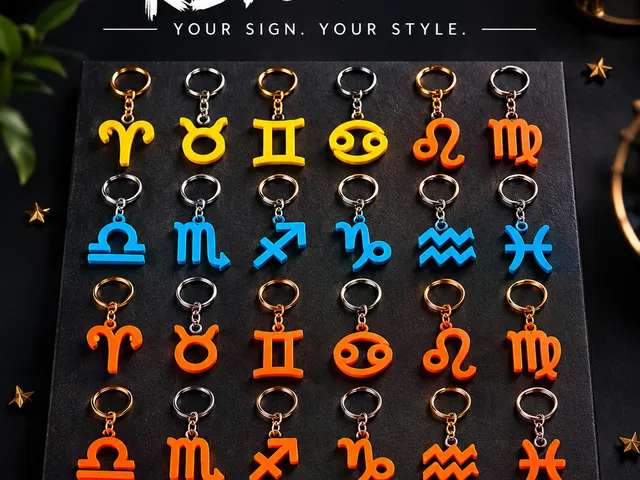 Zodiac Keychain