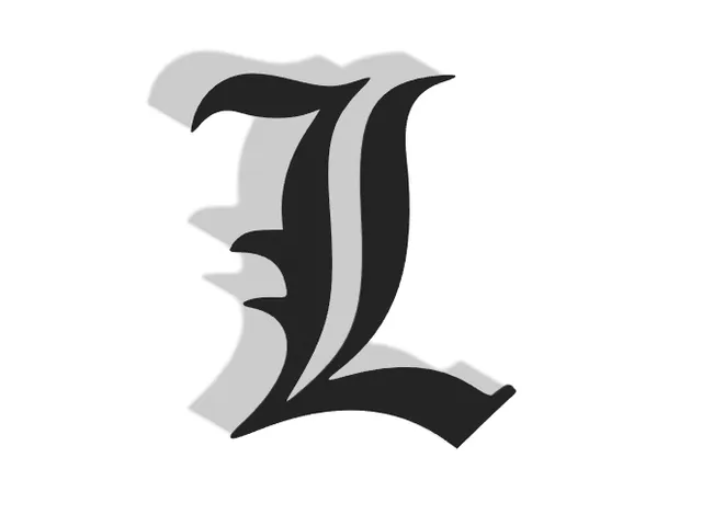 L Death Note Decor