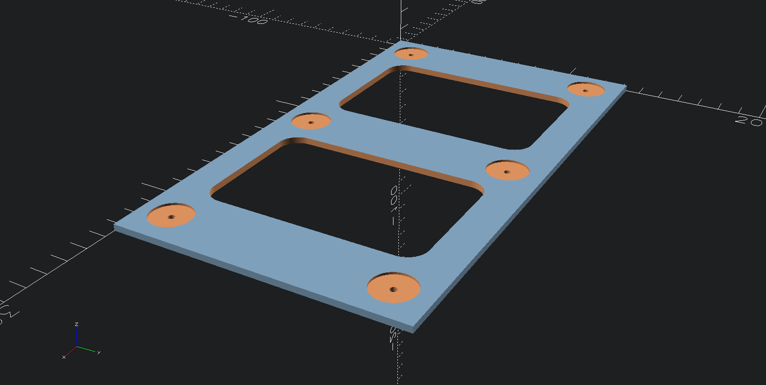 Workbench dog hole template