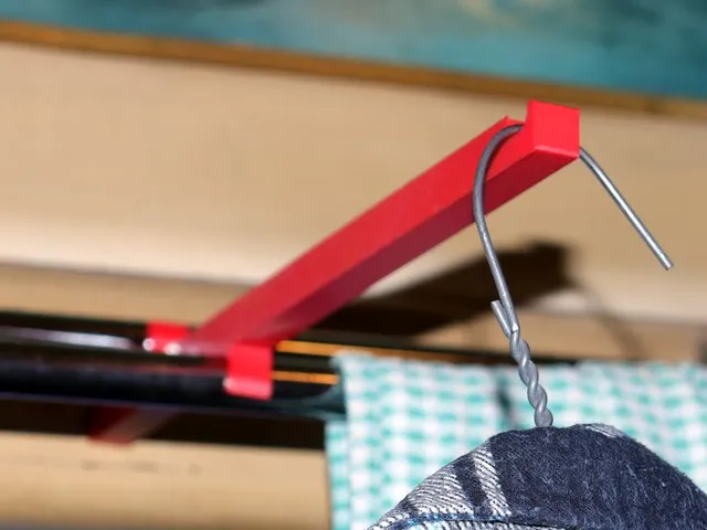 Over stove shirt hanger bracket