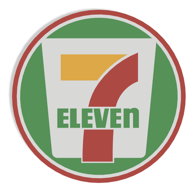 7 Seven Eleven sign Wall Decoration Logo Poster