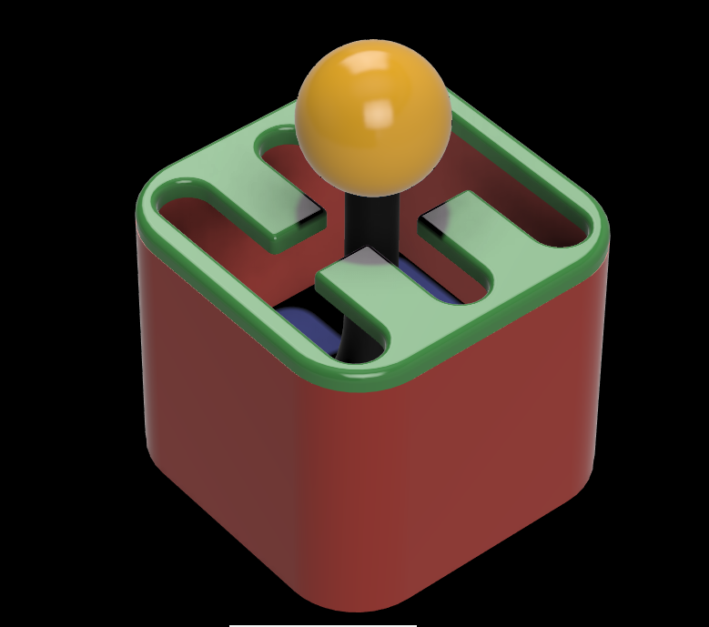 Miniatura 3 do modelo 3D Stick shift fidget