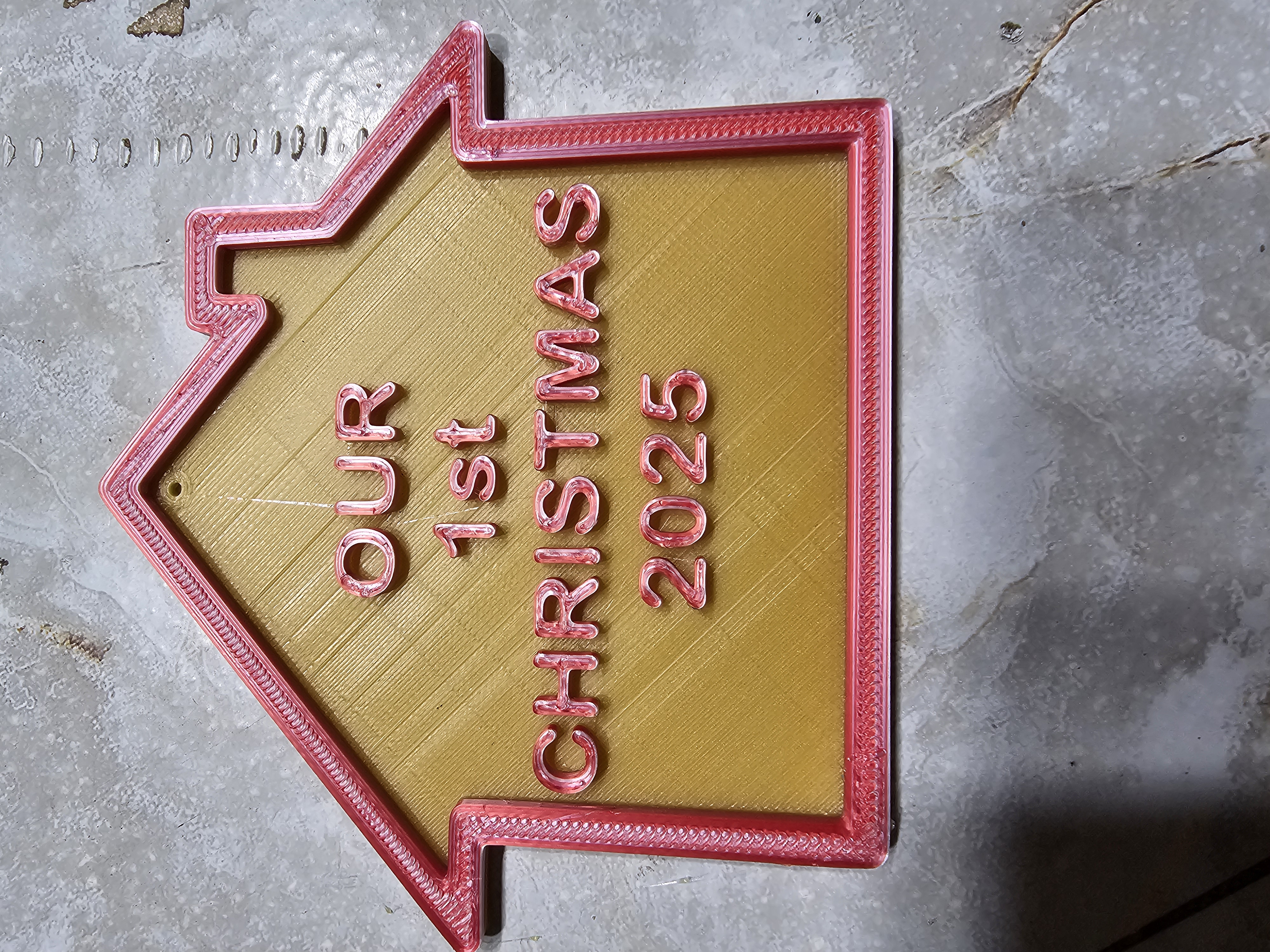 Our 1st Christmas ornament