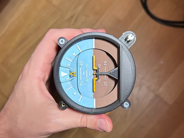Flight Simulator Attitude Indicator