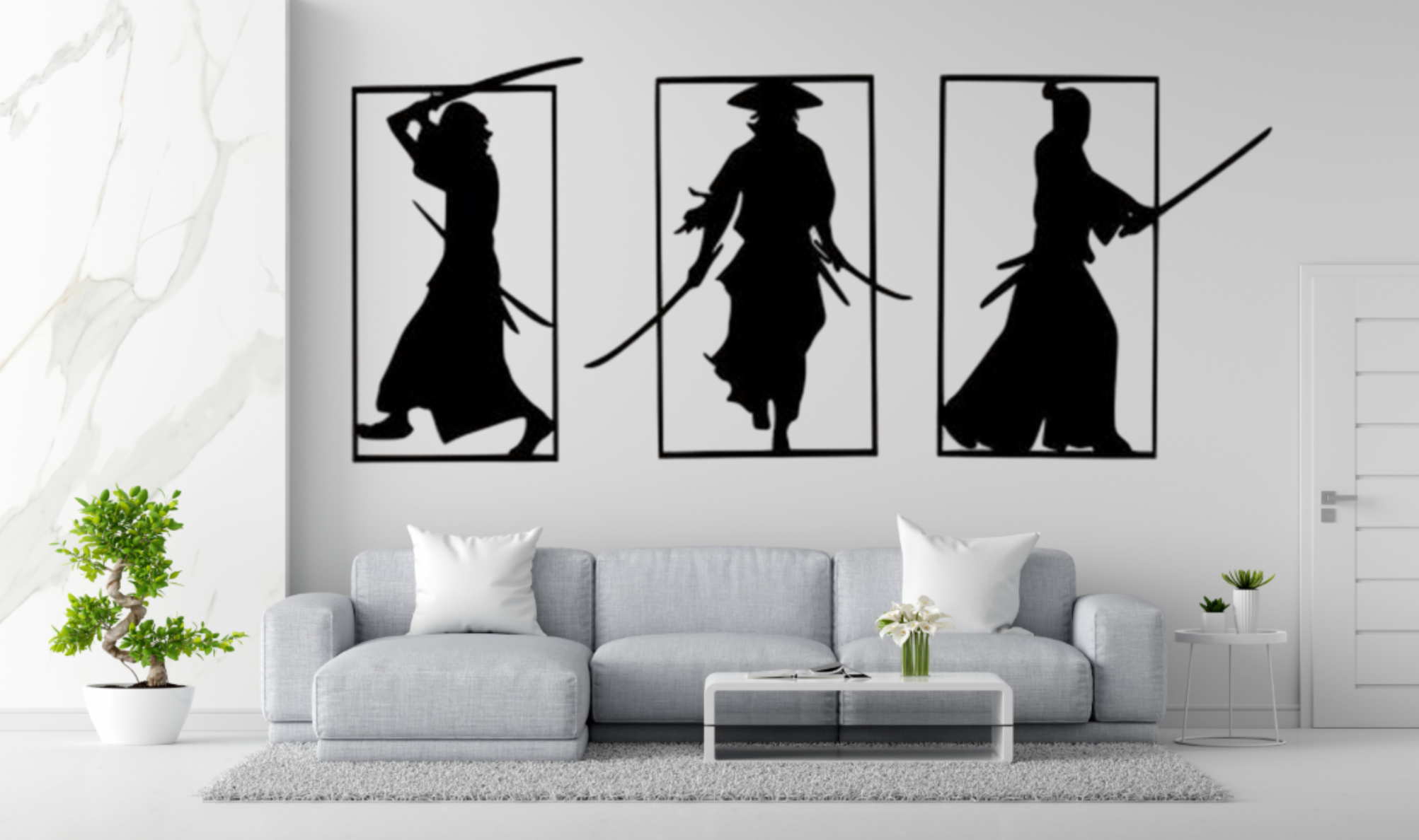 WallArt Samurai Japan Warrior 003
