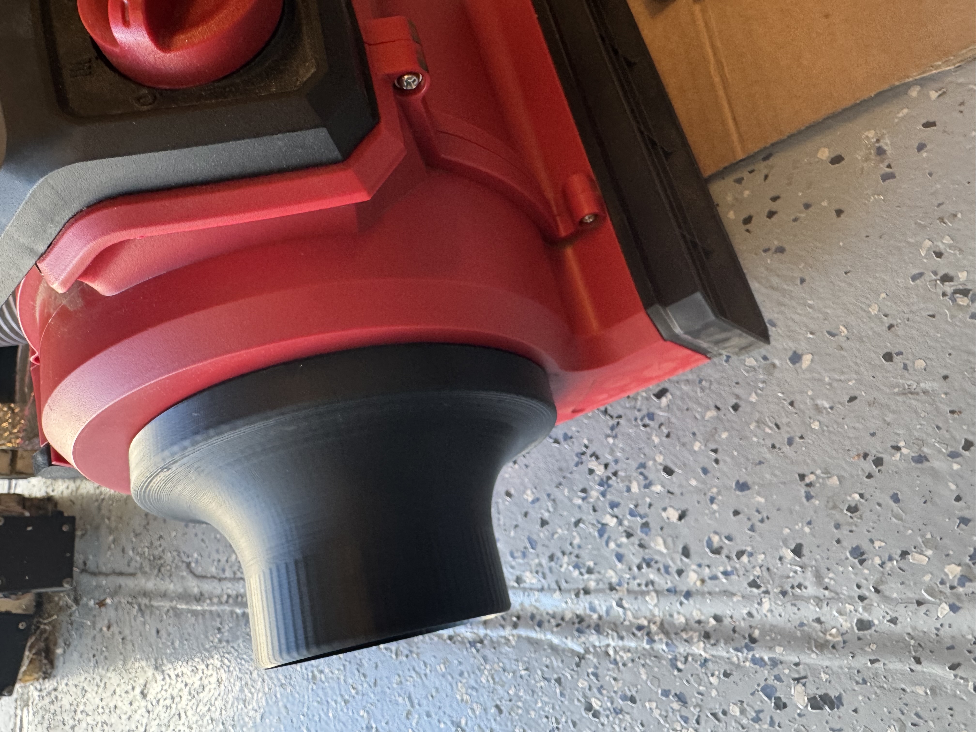 Vacmaster AM201 to 4 inch duct adapter