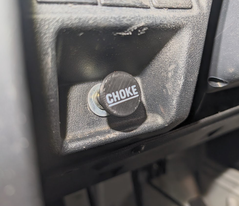 Carburettor Choke Knob