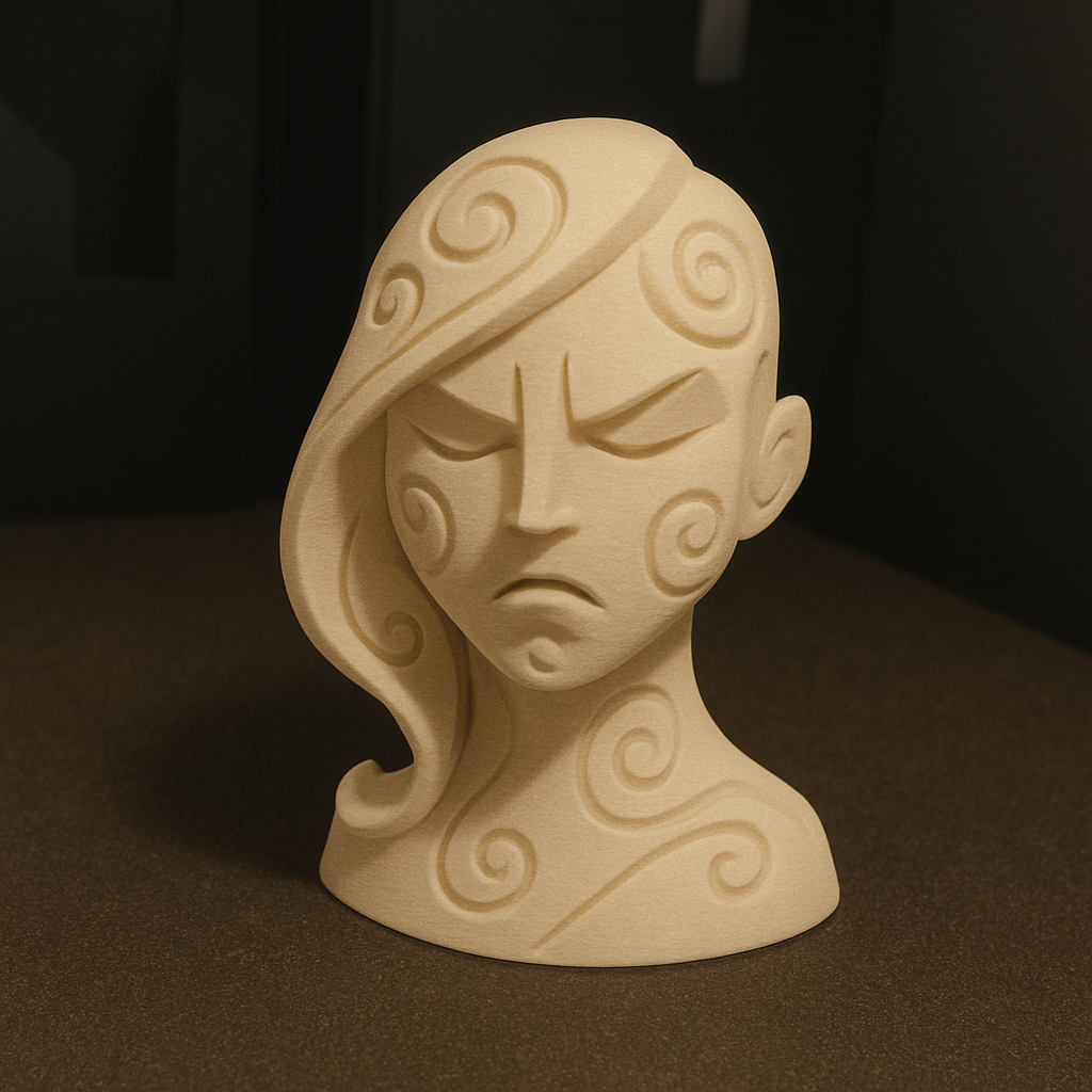 Angry Woman - Emotional Abstract Art