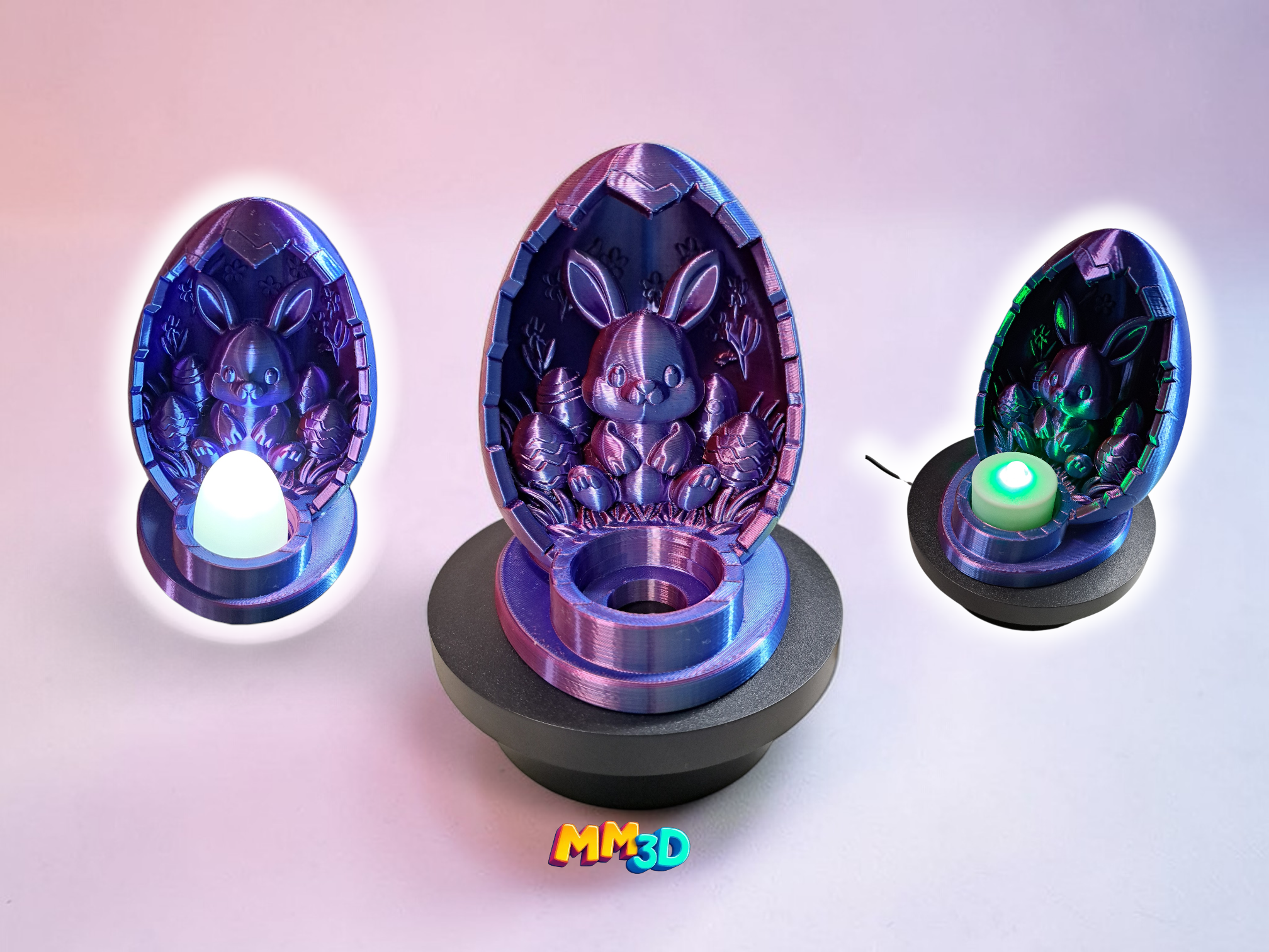 Easter Egg with Bunny – Light & Gift Holder