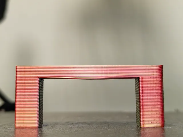 Overhang calibration test