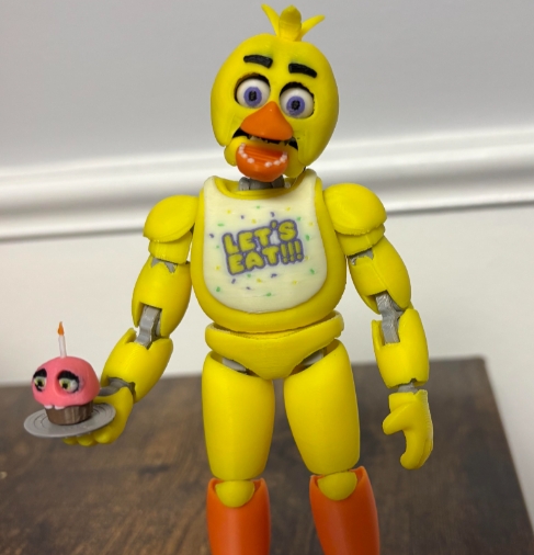 Chica Dummy 13 FNAF 1 Action Figure articulated