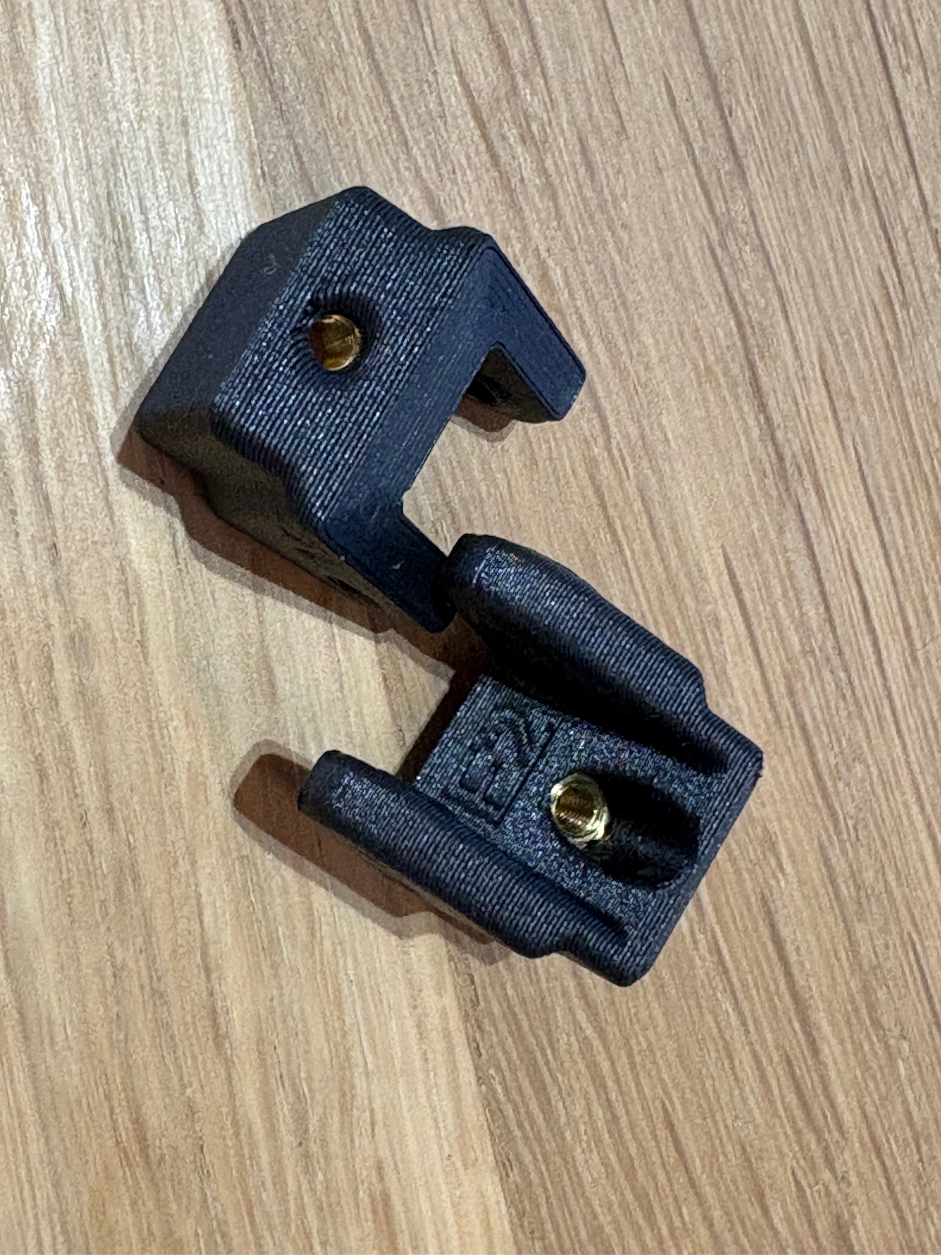 Core One tension pulley for M3x5.7 heat insert and force aligned print orientation