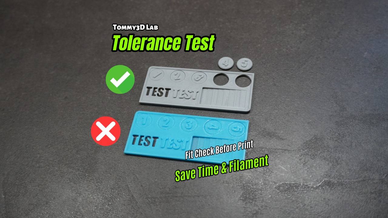 Tolerance Test - Print in Place