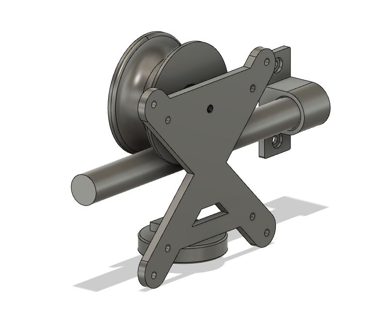 Rolling TV Mount