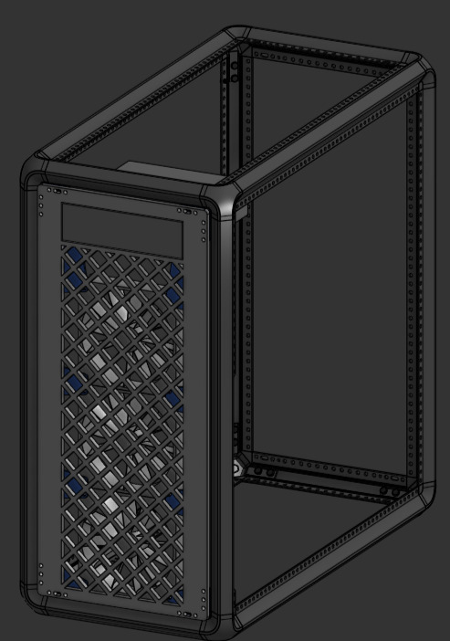 Master Frame 600 5.25" Half Height Drive Bay add-on