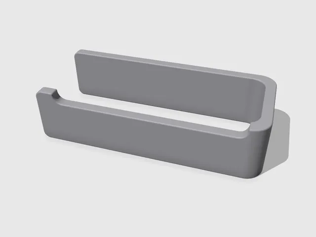 Minimalist toilet paper holder