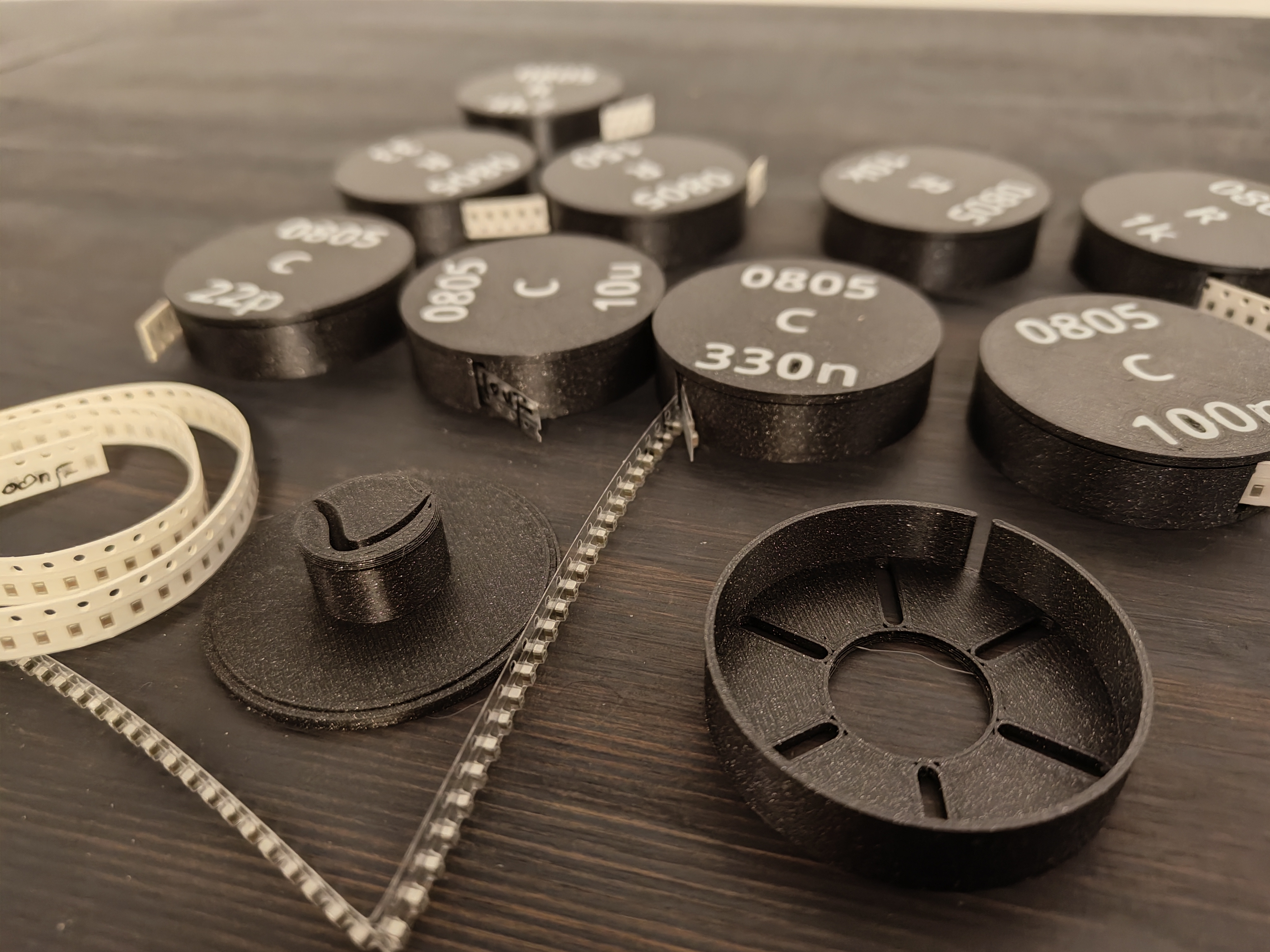 0805 SMD Reel/tape end storage