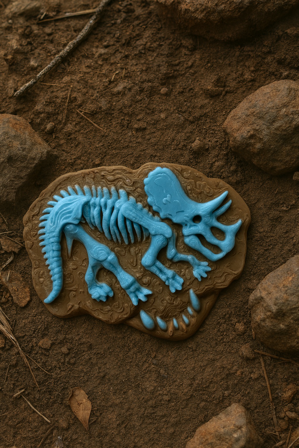 Triceratops fossil