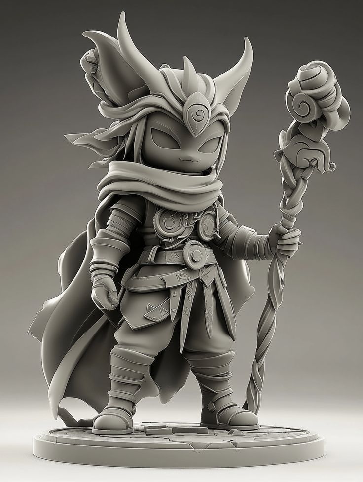 Personnage fantastique – Sculpture 3D