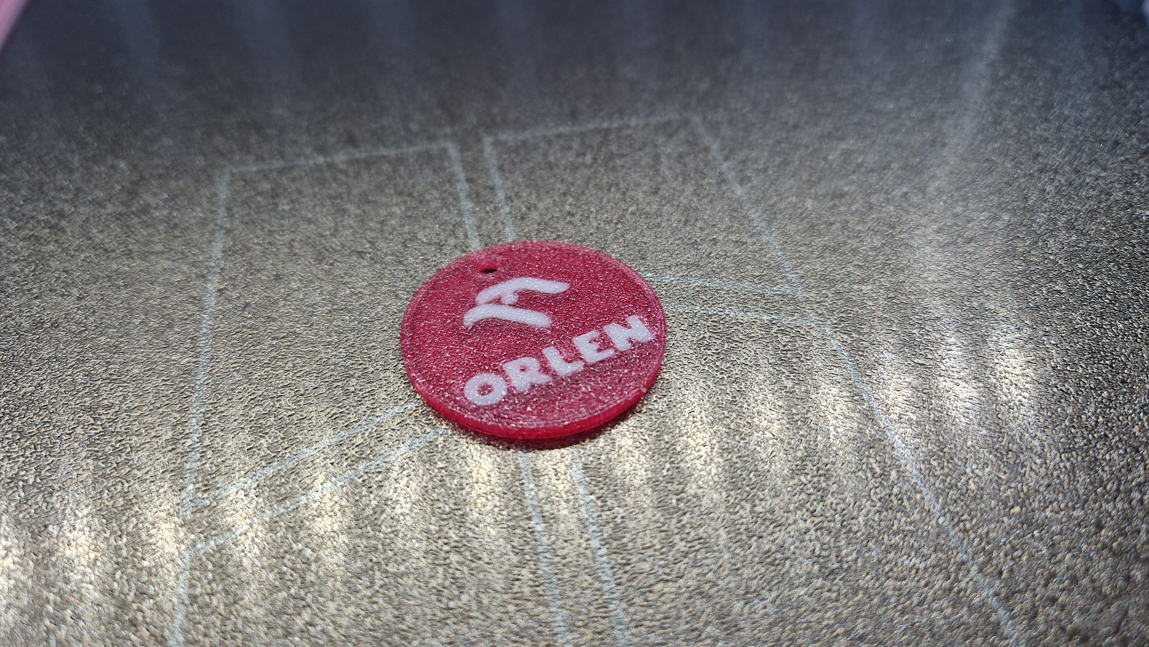 Brelok ORLEN Keychain Polish Petrol Station AMS 2-Colors
