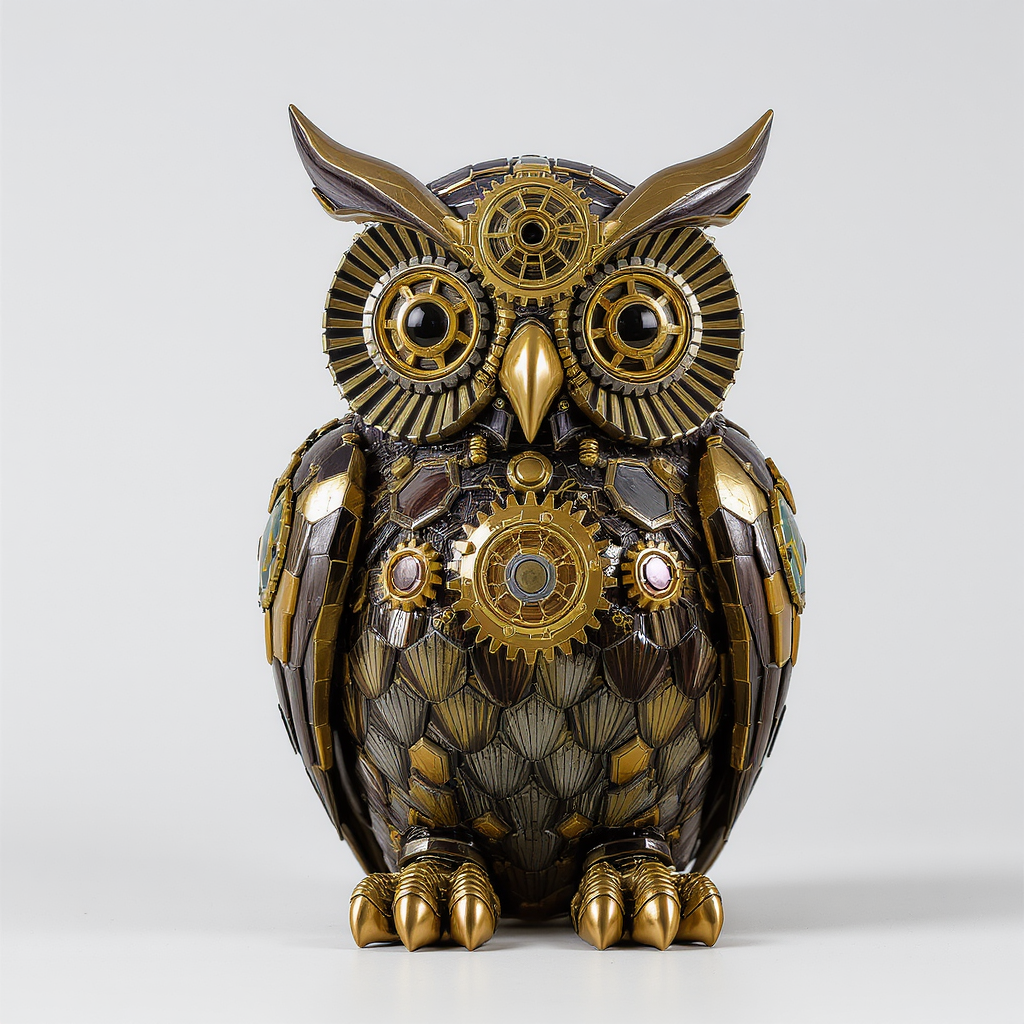 Mechanical Owl Idol