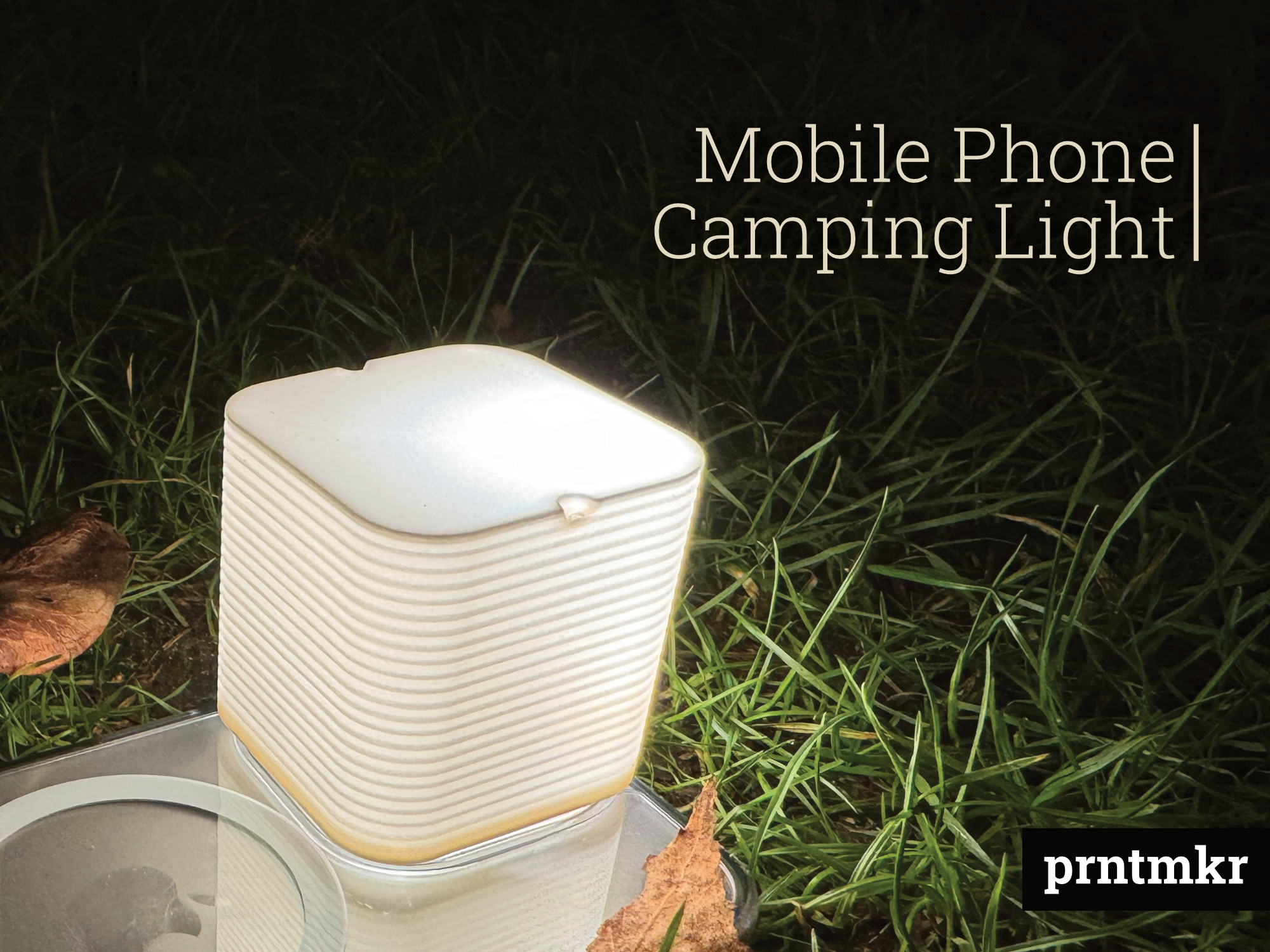 Mobile Phone Camping Light - Simple but clever