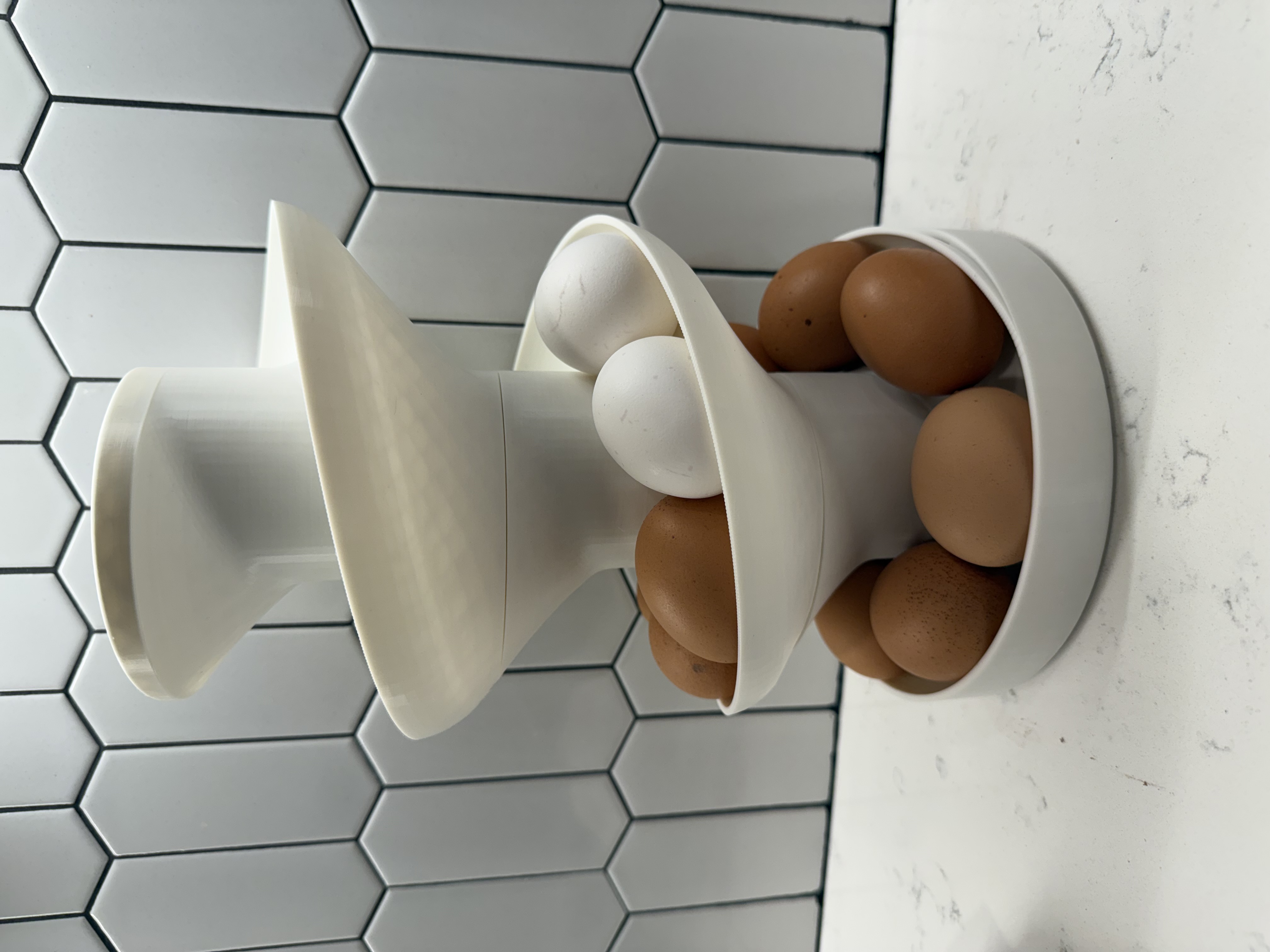 Modular Spiral Egg Tower