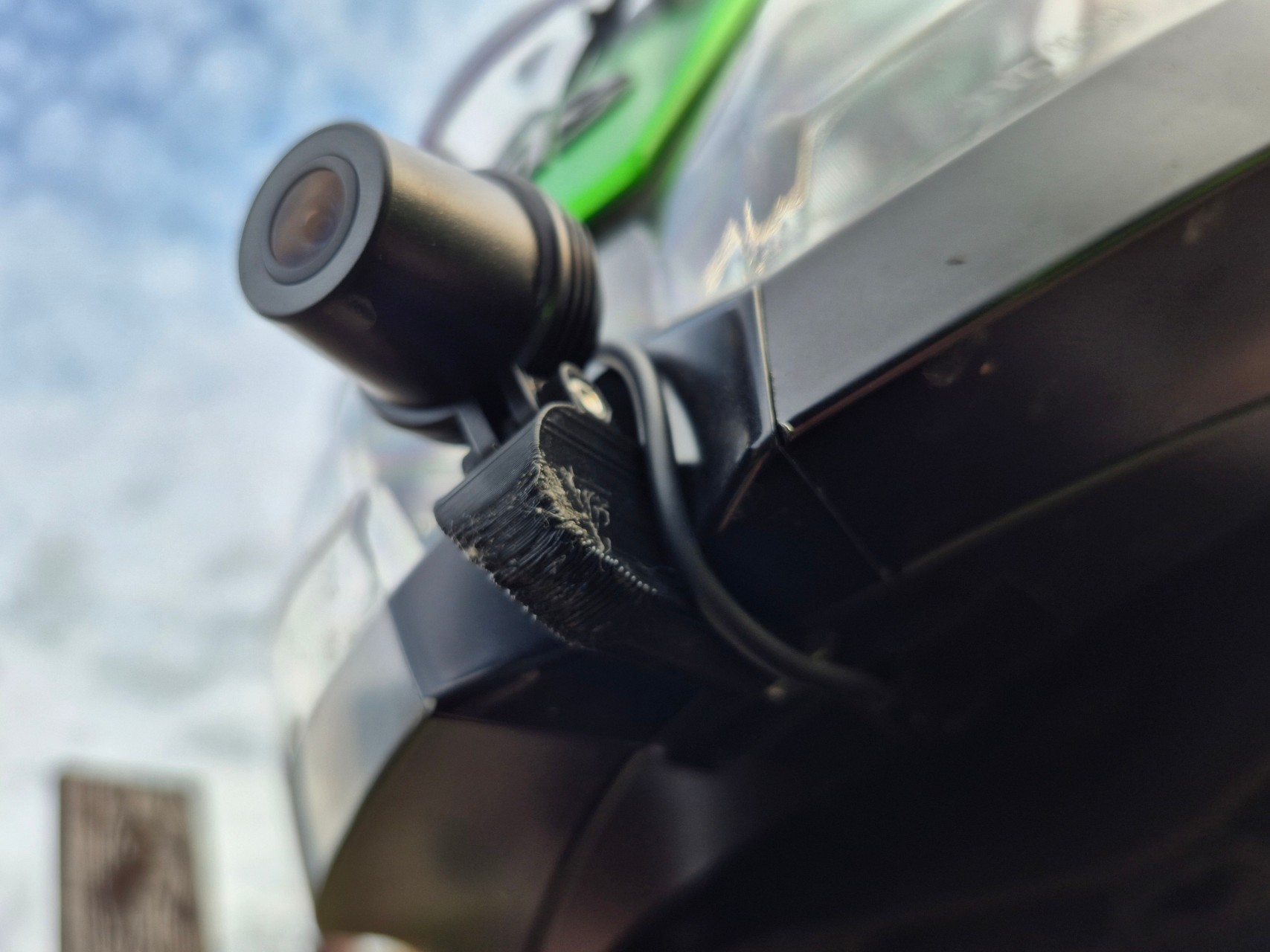 Kawasaki J300  action camera holder