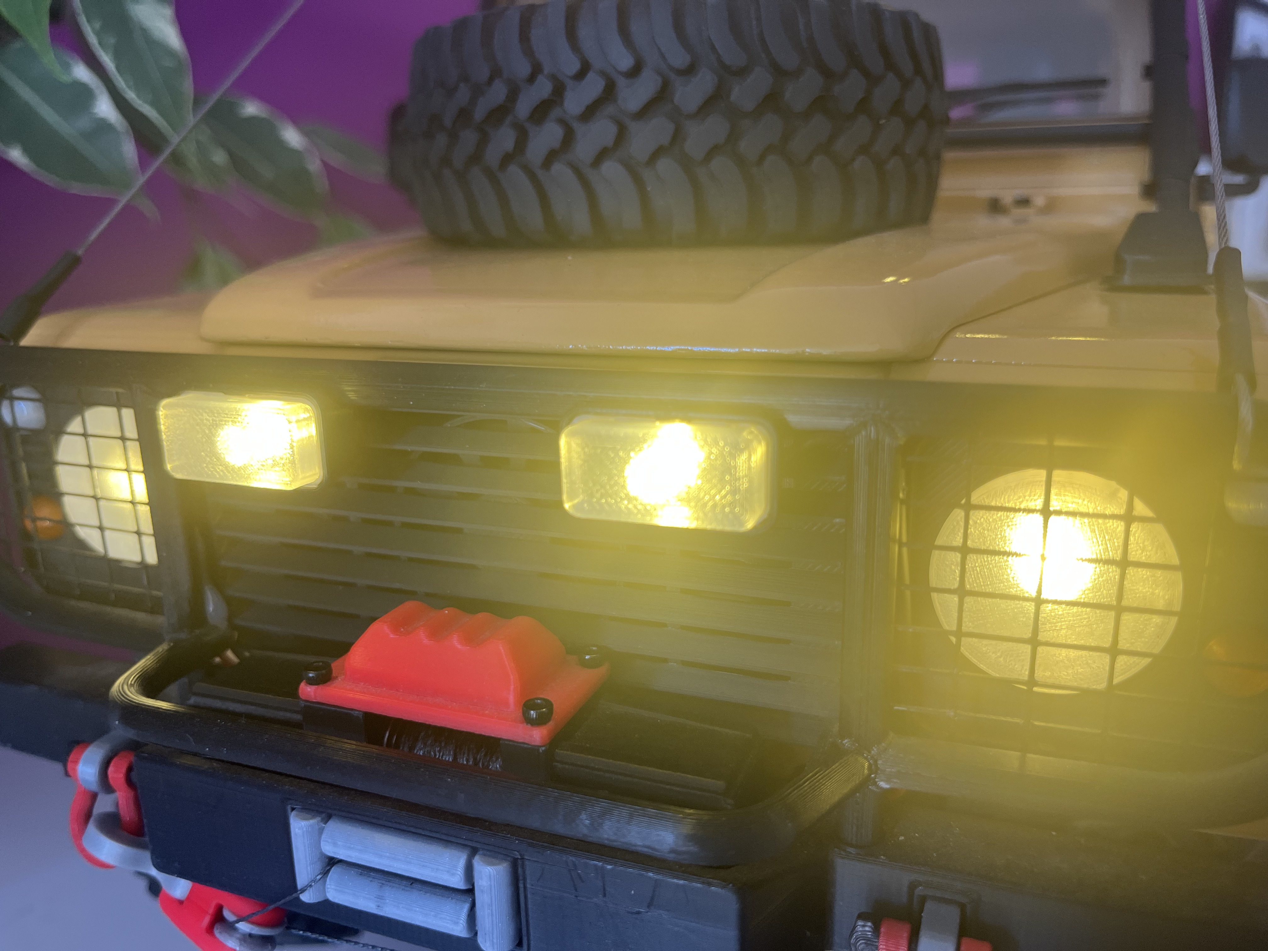Landy Camel Trophy fog lights glass cover