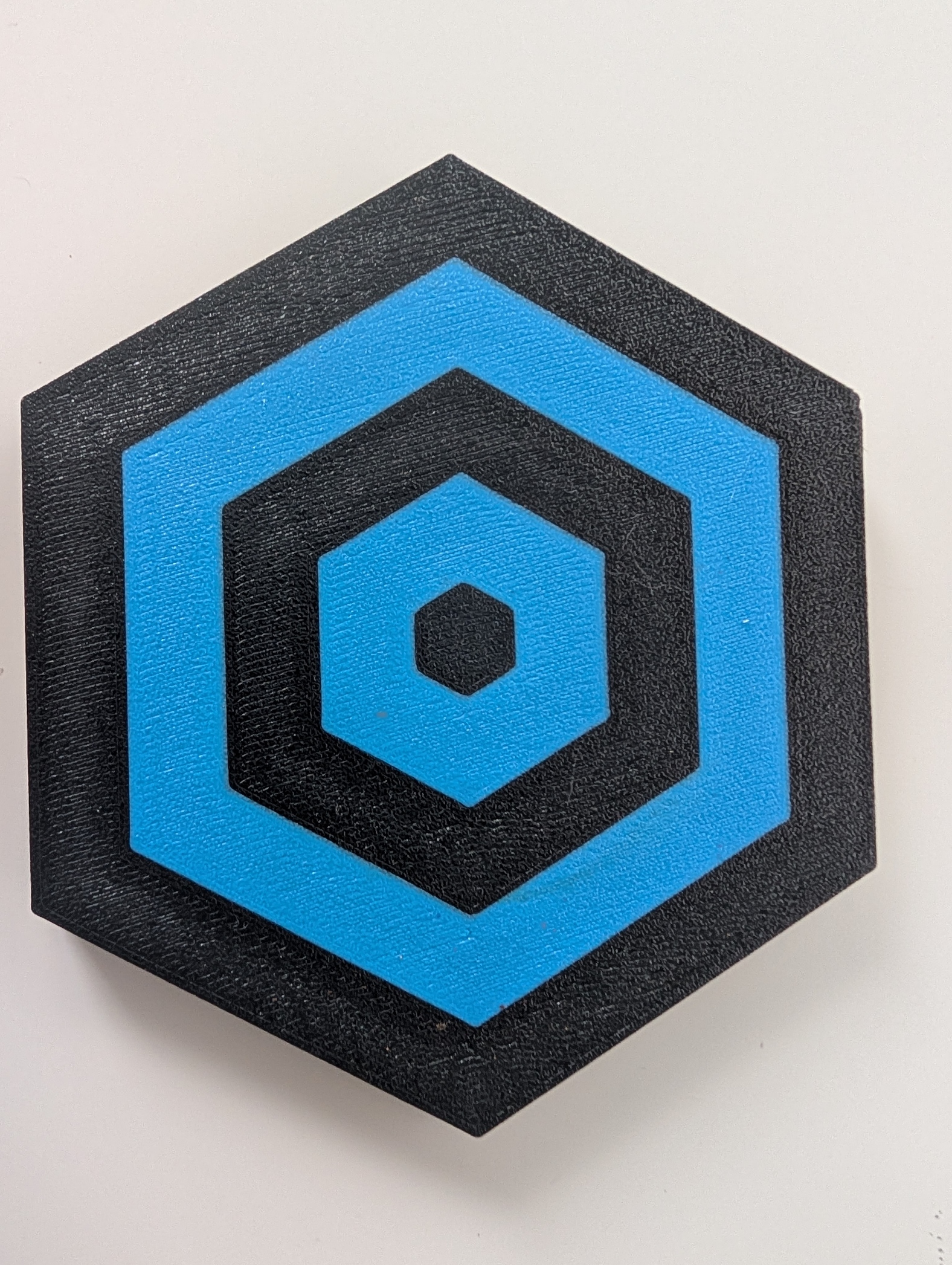 5-Color Hexagonal Coaster
