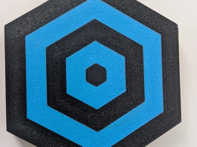 5-Color Hexagonal Coaster