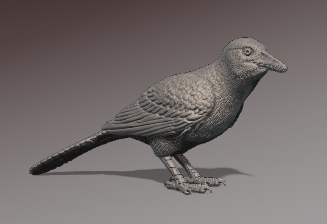 Oculudentavis Figurine (Bird reconstruction)