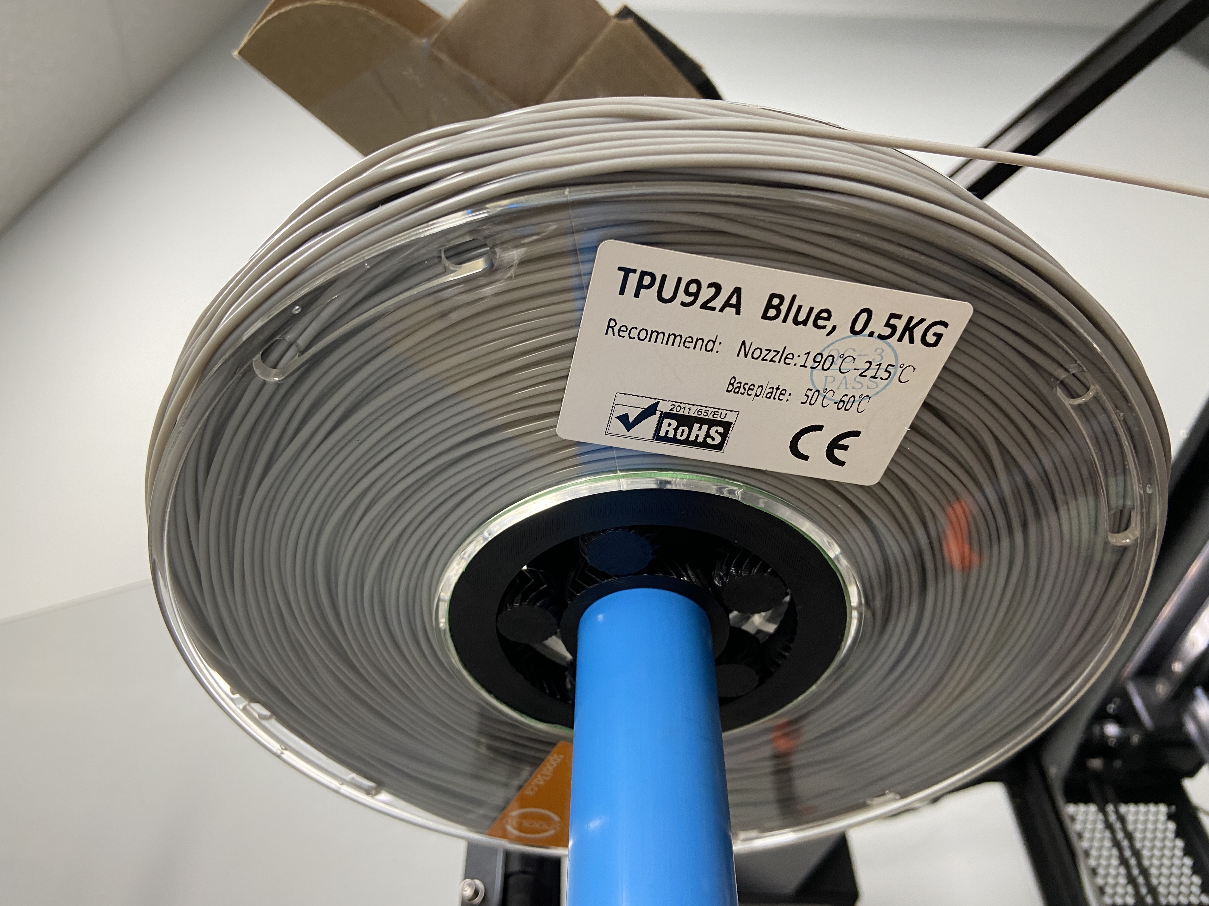 Filament Spool Holder Gear 3D model