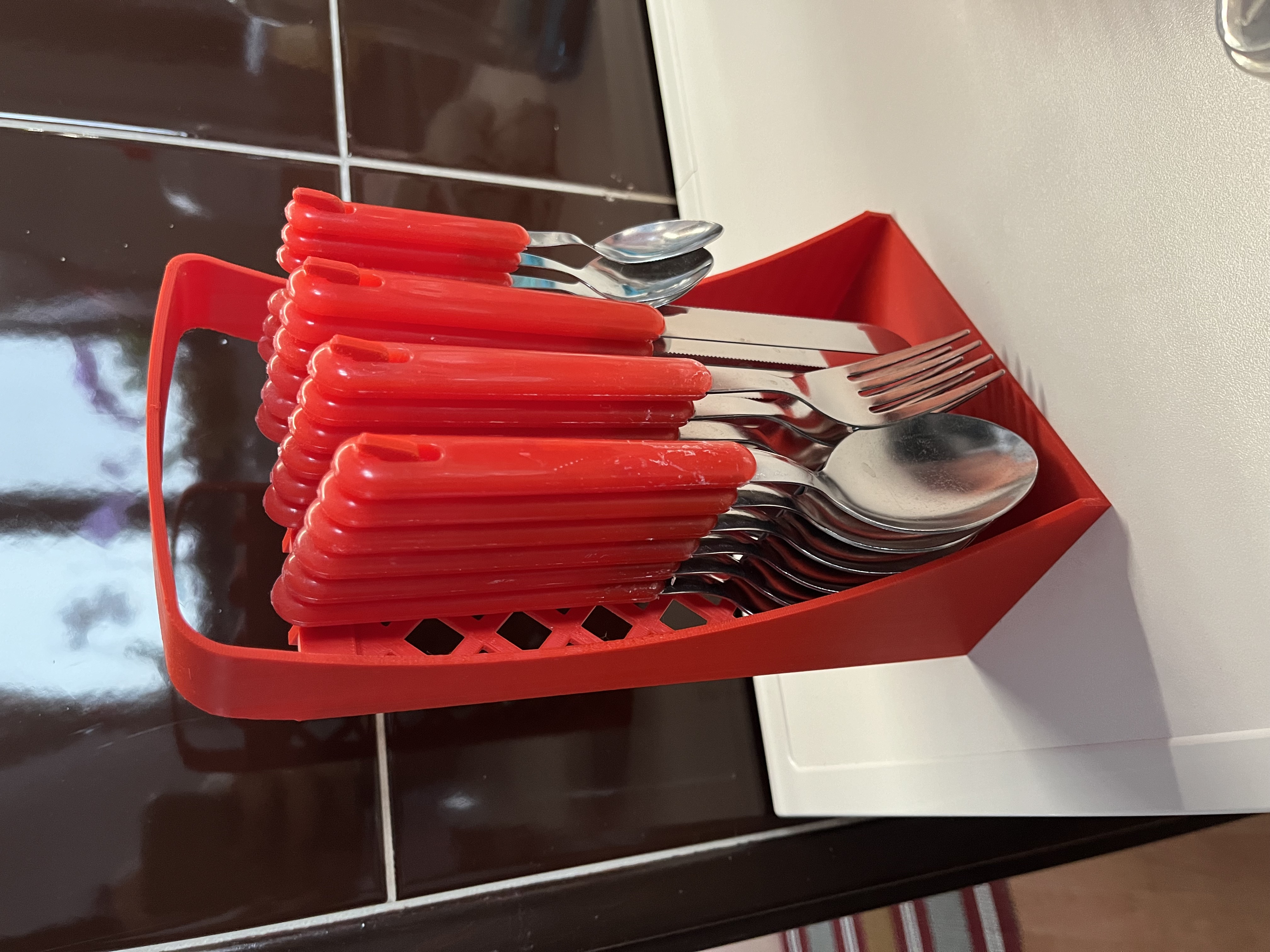 Retro cutlery stand