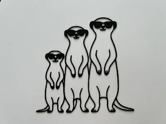 Meerkat Wall Art #2