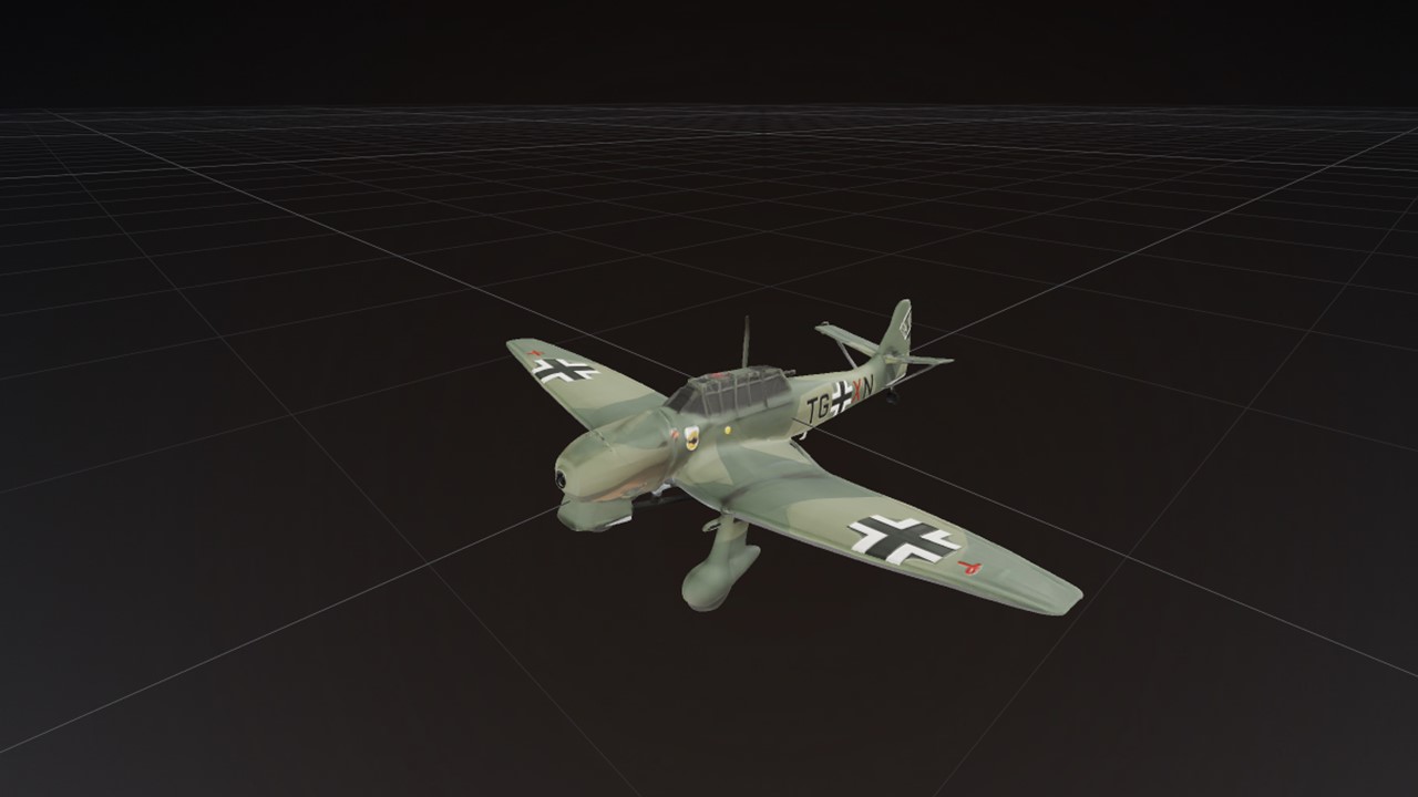 MINIATURE JUNKER PLANE