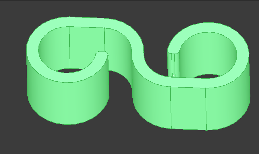 Cable clip (parametric)