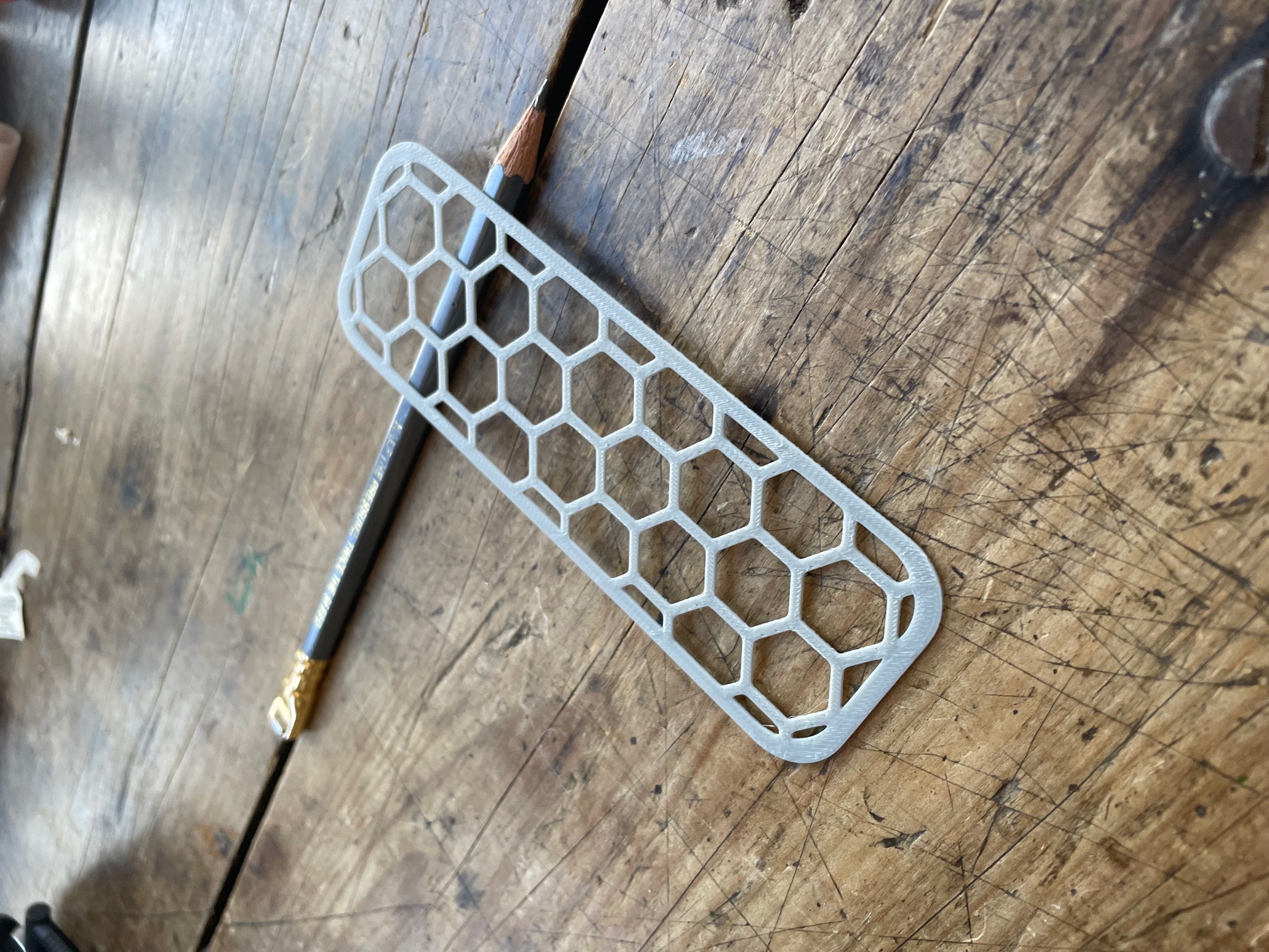 Minimalist Hexagon Bookmark