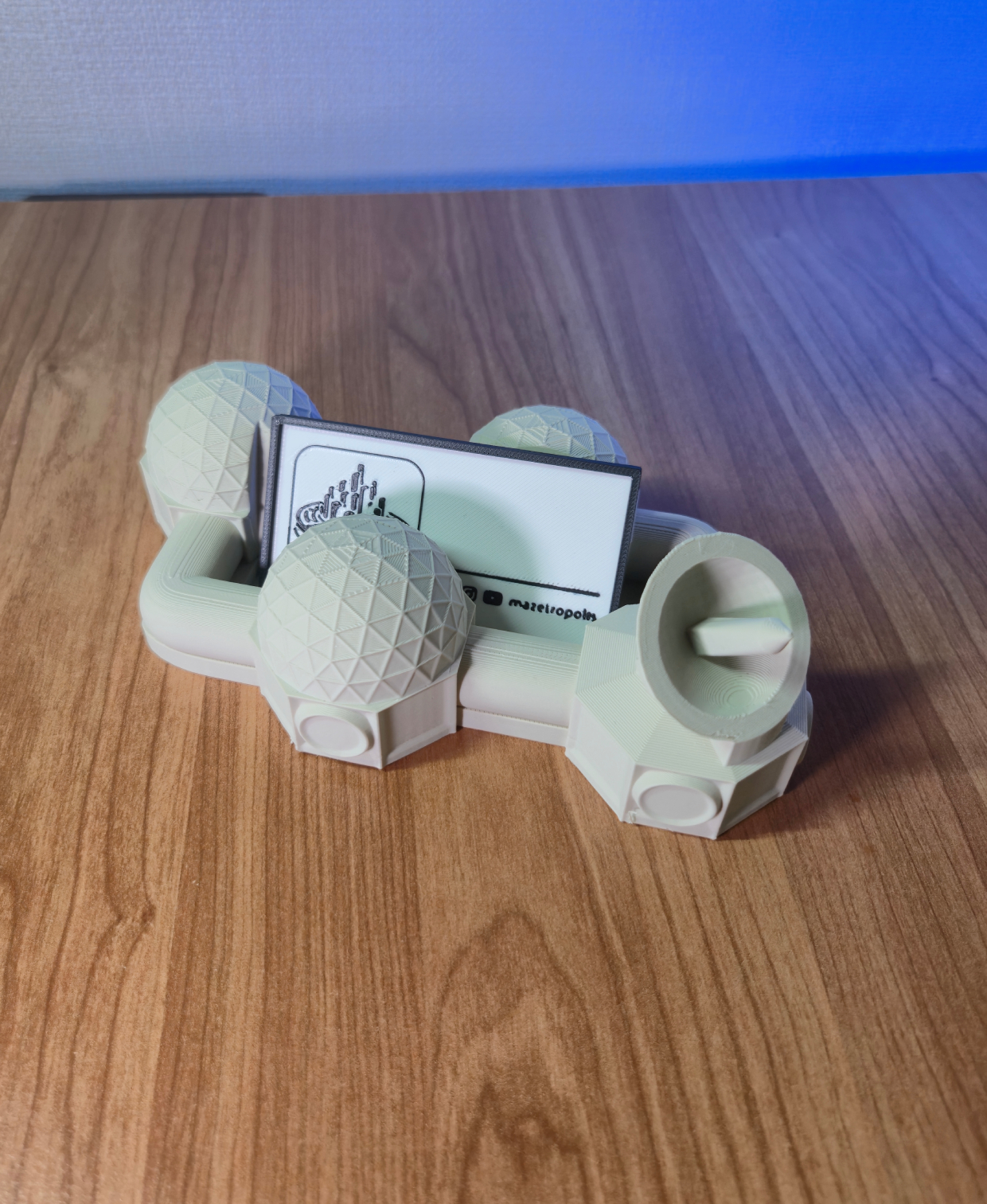 Mars Base Business Card Holder & Phone Stand