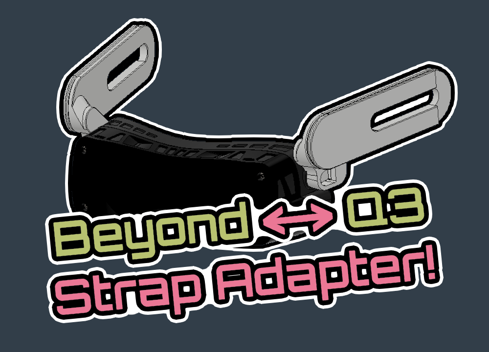 Bigscreen Beyond Quest 3 Strap Adapter