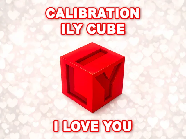 Calibration Cube (ILY) Valentine Edition