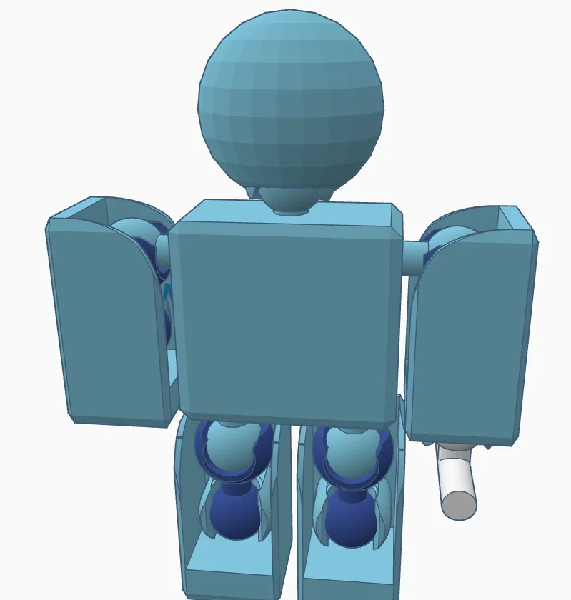 Stylized Bluudude (Articulated Roblox Figure) by FanBlox Company