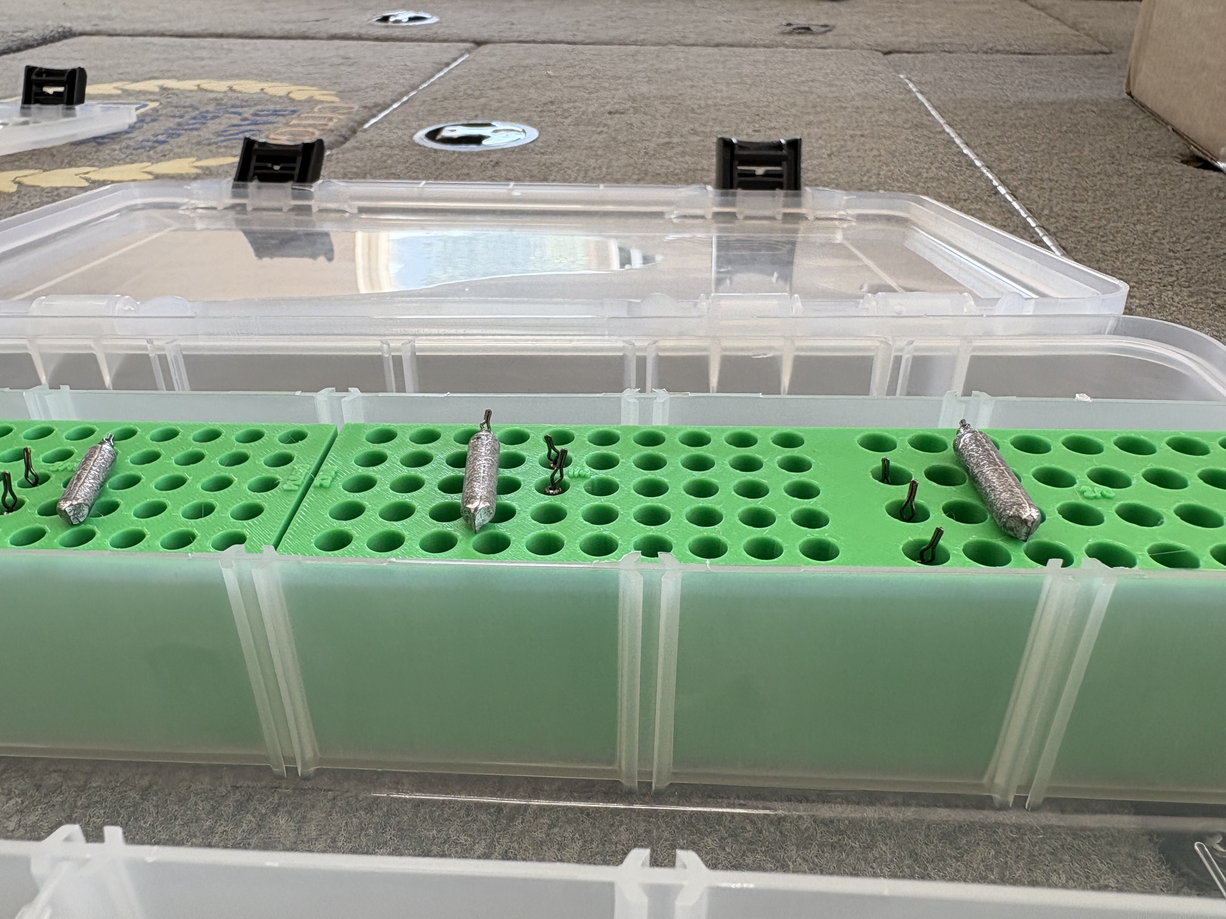 Dropshot Weight Organizer for Plano 3700 Tackle Box – 3D Printable STL & 3MF Fishing Storage Insert