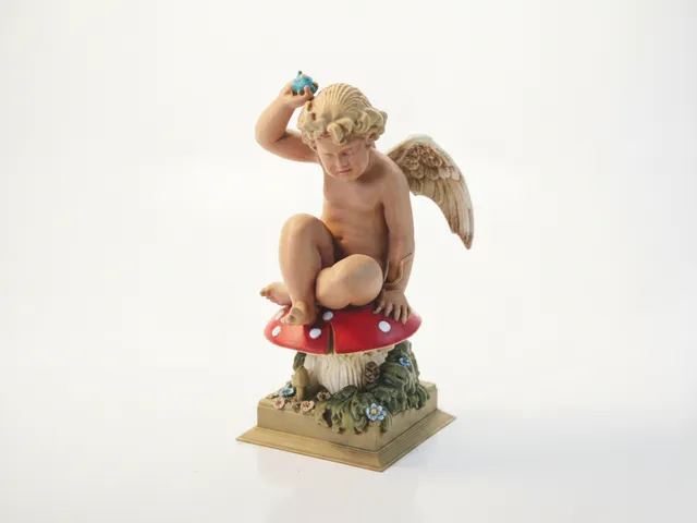 Iron Puck Toadstool Classical Sculpture 3D Printable