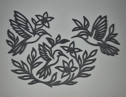 Mountain Hummingbird – 3D Wall Art Model