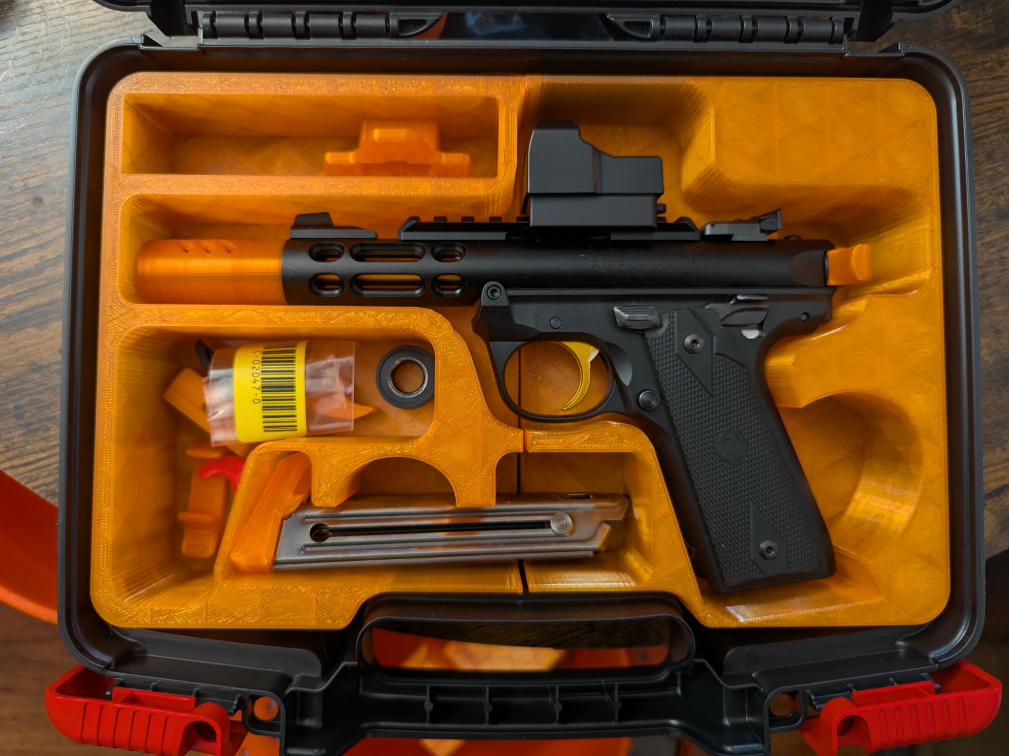 Ruger Mk IV 22/45 Case Insert plus Cutouts and Depth