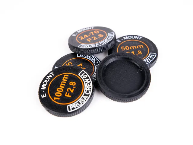 Personalised lens cover compatible with Sony E mount