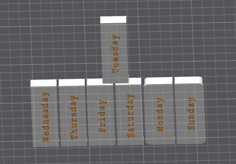 Daily Pill Box with 3 slots per day for pills